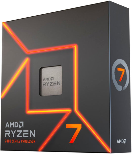 AMD - RYZEN 7 7700X 8-Core - 16-Thread 4.5ghz (5.4 GHz Max Boost) Socket Am5 Desktop Processor