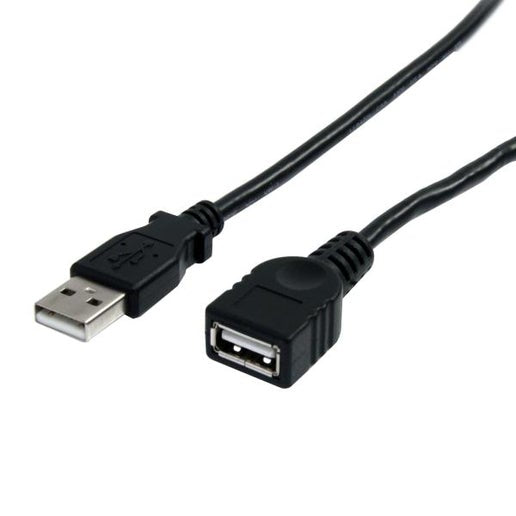 StarTech 6 ft Black USB 2.0 Extension Cable A to A