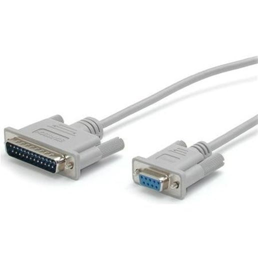 StarTech 6 ft DB25 to DB9 Serial Modem Cable