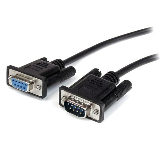 StarTech.com MXT1003MBK 3M Black Straight Through DB9 RS232 Serial Cable