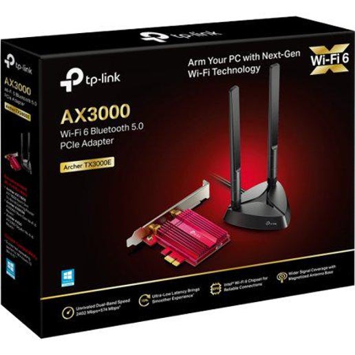 TP Link AX3000 Wi-Fi 6 Bluetooth 5.0 pcie Adapter