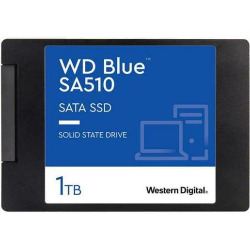 WD Bulk WDS100T3B0A Blue Sa510 SATA1TB Solid State Drive