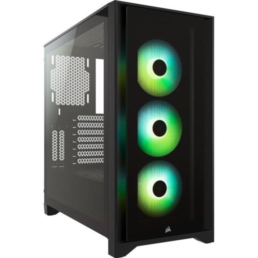 Corsair iCUE 4000X RGB Tempered Glass Mid-Tower is a high-quality computer case