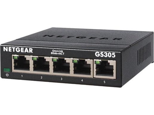 Netgear 5-Port Gigabit Ethernet Unmanaged Switch (GS305)