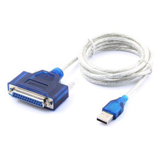 Sabrent USB 2.0 to DB25 IEEe-1284 Parallel Printer Cable Adapter [Thumbscrews Connectors]