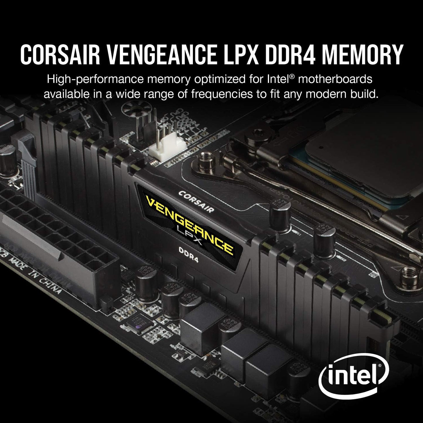 Corsair Vengeance LPX - DDR4 - Module - 8 GB - DIMM 288-Pin - 2400 MHz / Pc4-19200 - Cl14 - 1.2 V - Unbuffered