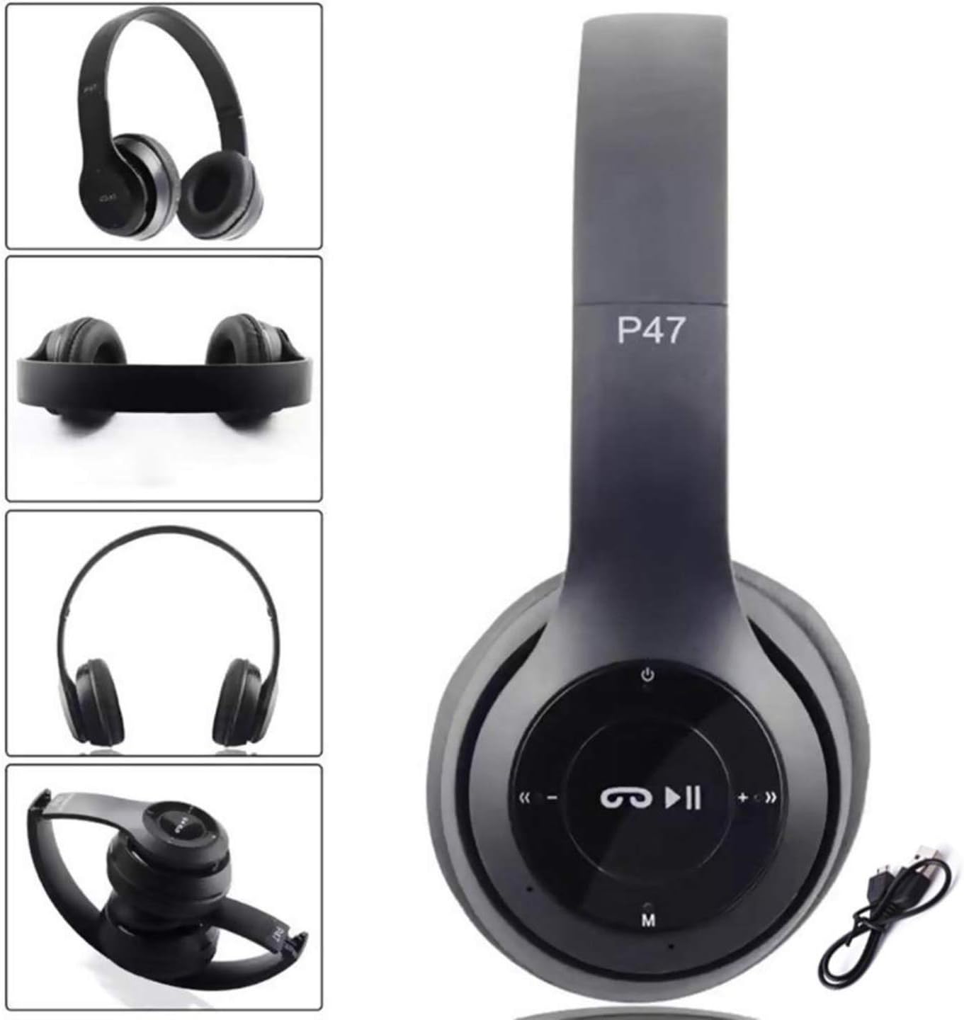 P47 Foldable Bluetooth Headphones
