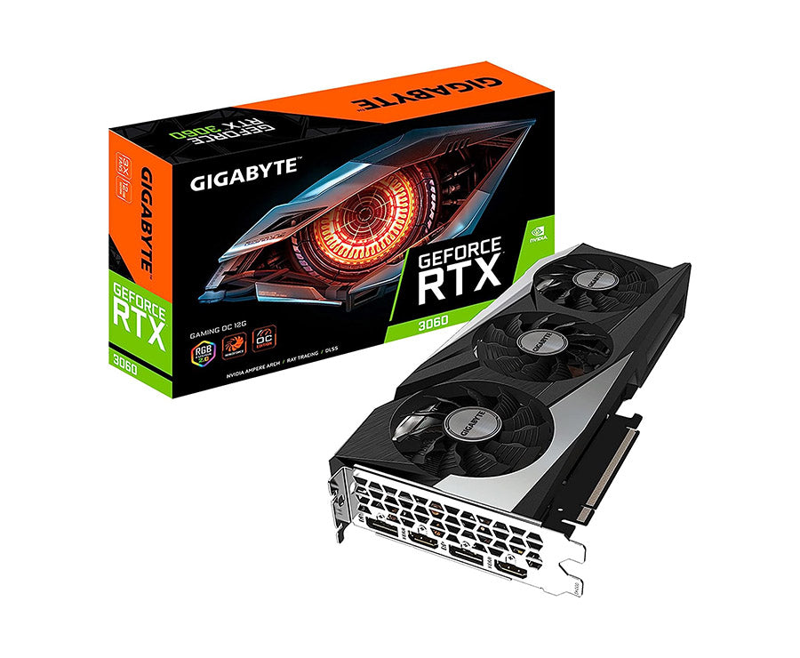 Gigabyte - Nvidia GeForce RTX 3060 12GB GDDR6 PCI Express 4.0 Graphics Card