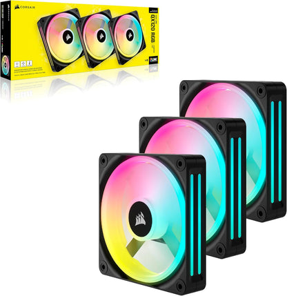 Corsair - ICUE Link QX120 RGB 120mm PWM Fans Starter Kit