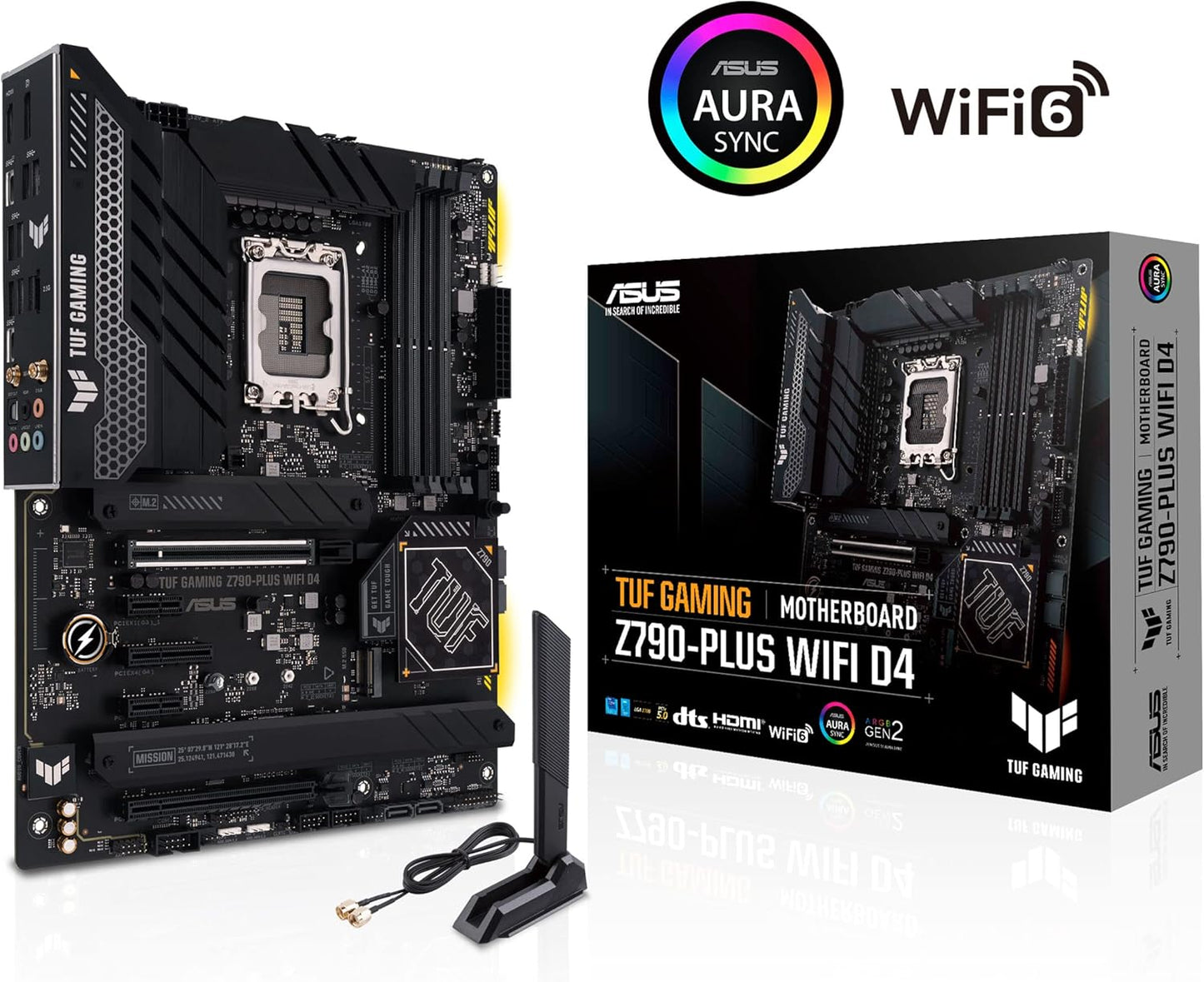 ASUS - TUF Gaming Z790-Plus Wifi (Socket LGA 1700) USB 3.2 Intel Atx Gaming Motherboard