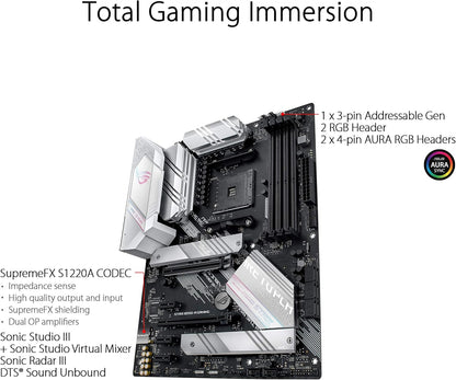 ASUS ROG Strix B550-A Gaming Am4 AMD B550 SATA 6GB/S ATX AMD Motherboard