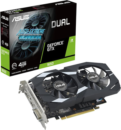 ASUS GEForce GTX 1650 4GB Dual OC Turing Graphics Card GEForce GTX 1650