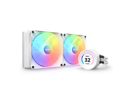 NZXT - Kraken Elite RGB 280mm Radiator CPU Liquid Cooler (2 x 140mm Core Fans) with RGB Controller and 2.36" LCD Display