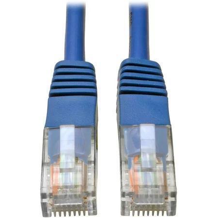 Tripp Lite 50ft Cat5e - Cat5 350MHz Patch Cable RJ45 M-M Blue 50Inch