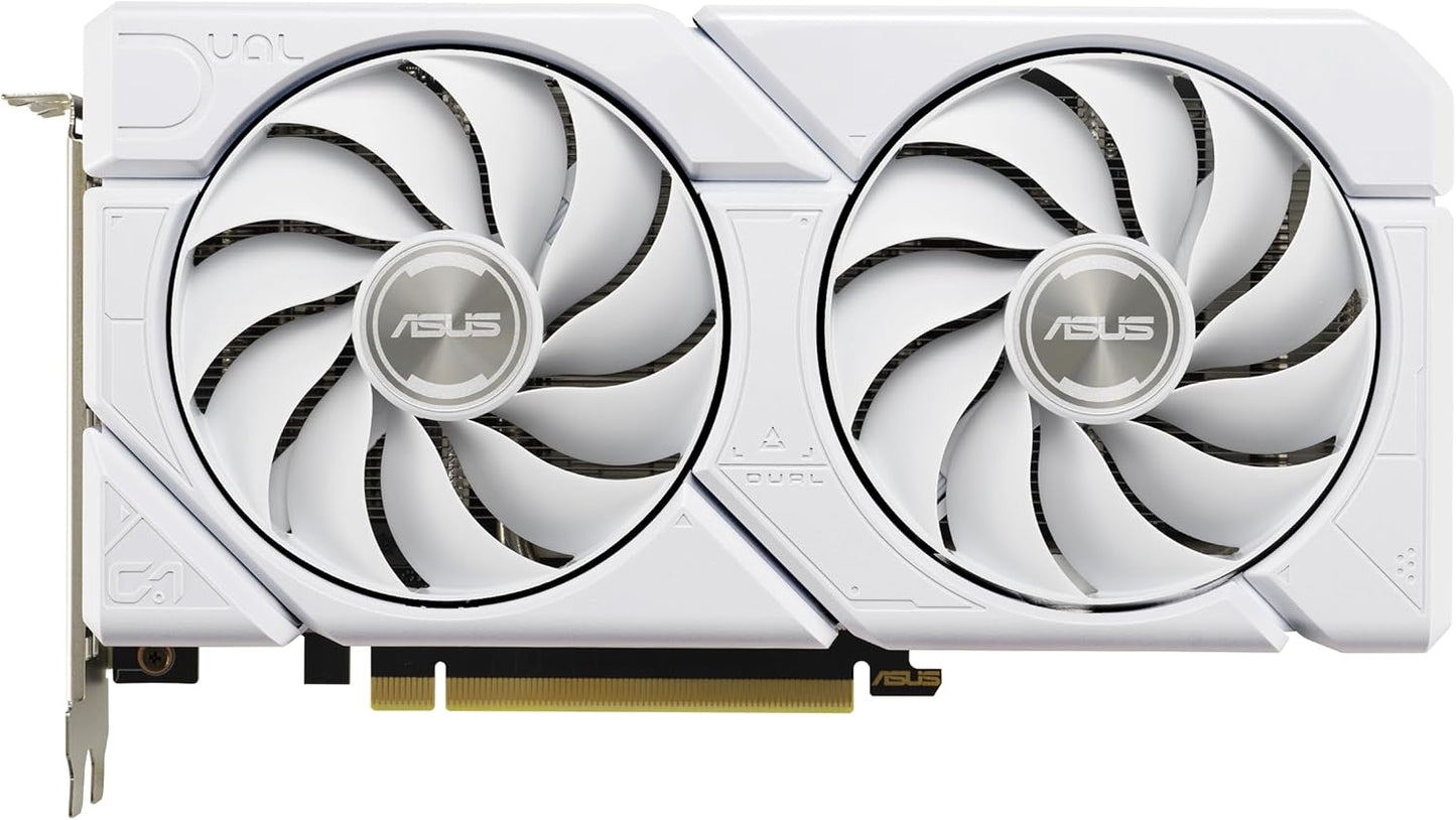 Dual-RTX4070-O12G-White 12GB GDDR6X DLSS 3 HDMI 2.1 ROG Strix GEForce RTX 4070 Gaming Graphics Card with DisplayPort 1.4A & PCIe 4.0