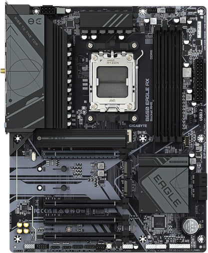 Gigabyte - B650 Eagle AX (Socket Am5) AMD B650 ATX DDR5 Wi-Fi 6e Motherboard - Black