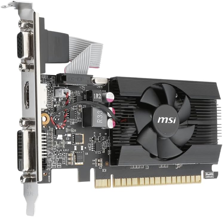 MSI Gaming GeForce GT 710 2GB GDRR3 64-bit HDCP Support DirectX 12