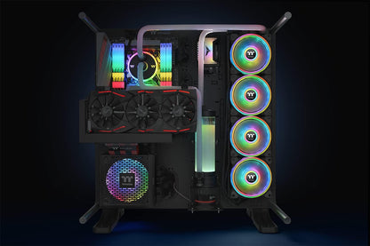 Thermaltake Riing Plus 12 LED RGB Radiator Fan TT Premium Edition - Case Fan