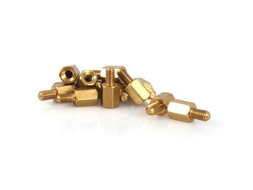 StarTech.com 6-32 Brass Motherboard Standoffs for ATX Computer Case