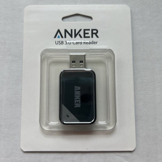 Anker 2-in-1 USB 3.0 SD Card Reader for SDXC, SDHC, SD, MMC, RS-MMC, Micro SDXC, Micro SD, Micro SDHC Card and UHS-I Cards