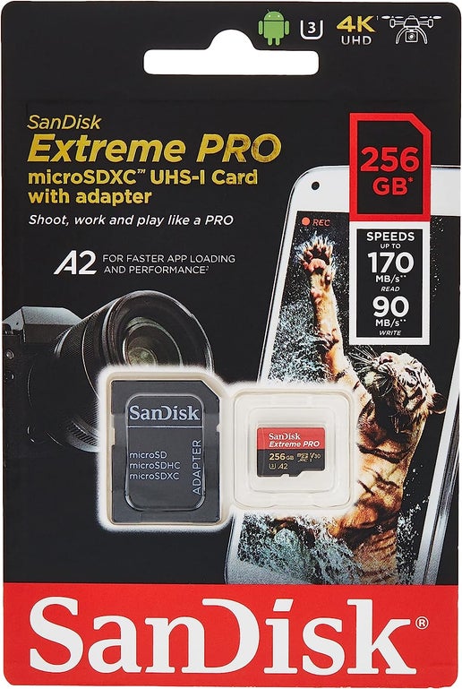 SanDisk 512GB Extreme microSDXC UHS-I Memory Card