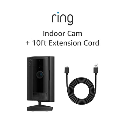 All-new Ring Indoor Cam (2nd Gen) | latest generation, 2023 release | 1080p HD Video & Color Night Vision, Two-Way Talk, and Manual Audio & Video Privacy Cover | White