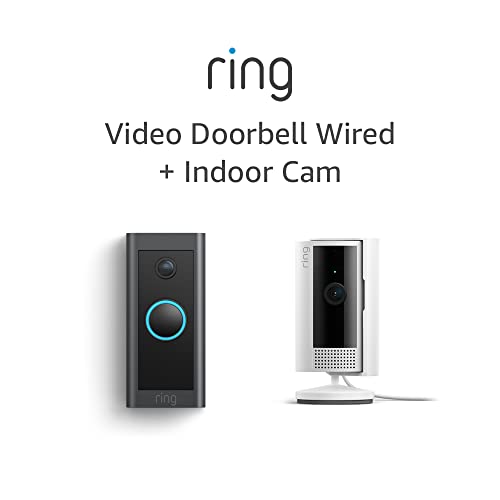 All-new Ring Indoor Cam (2nd Gen) | latest generation, 2023 release | 1080p HD Video & Color Night Vision, Two-Way Talk, and Manual Audio & Video Privacy Cover | White