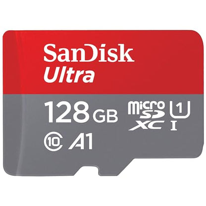 SanDisk 512GB Ultra microSDXC UHS-I Memory Card with Adapter - Up to 150MB/s, C10, U1, Full HD, A1, MicroSD Card - SDSQUAC-512G-GN6MA