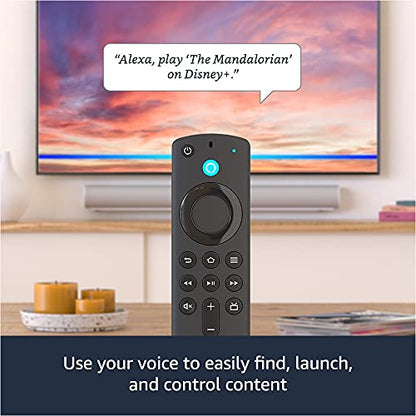 Amazon Fire TV Stick 4K, brilliant 4K streaming quality, TV and smart home controls, free and live TV